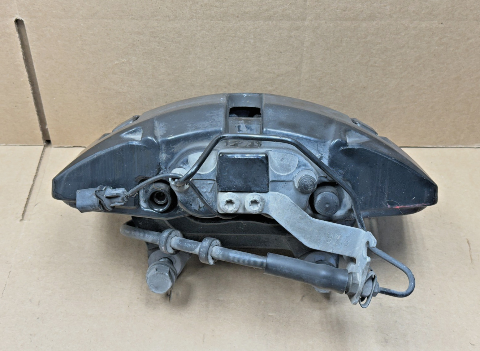 06-12 Bentley Continental Flying Spur Front Left Driver Brake Caliper PO43