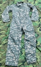 Army Military Surplus ACU Camo Mechanics Auto Work Utility Coveralls SMALL USGI