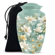 Flower Urn 10Inch for Ashes Elegant Decorative Cremation Urns for Adult Men