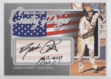 2011 ITG Heroes and Prospects Country of Origin Silver /40 Kaleb Cowart Auto 1u6