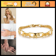 18K Gold Plated Elephant Bracelet - Unique Gifts for Women, Stylish Elephant Jew