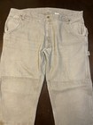 Key Apparel Mens 40x32 Light Brown Duck Canvas Carpenter Work Pants — photo 3