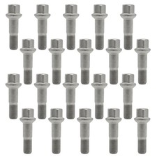 20 x Radmuttern Radschrauben M14x1,5 Silber F&uuml;r Mercedes-Benz G GLK M R S Klasse
