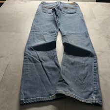 Wrangler 20X Jeans Blue Mens 34x30 Relaxed Boot Leg Denim Western 1077
