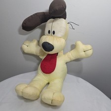 PAWS Vintage Nylon ODIE DOG From Garfield 18" PLUSH STUFFED ANIMAL Bath Tub Toy