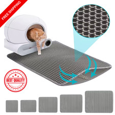 Large Waterproof Cat Litter Mat Double Layer Non-Slip Trapping Pad