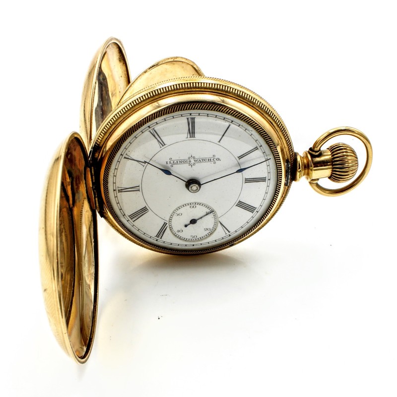 1892 Illinois Watch Co 18s 15j Model 2 Grade 60 53mm Mens Pocket Watch #WB5318-3