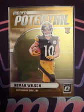 2024 Panini Donruss Optic - Hidden Potential Roman Wilson #4 (RC) Steelers