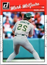 2023 Panini Donruss Retro 1990 Variation Mark McGwire #264 Career Stat Line