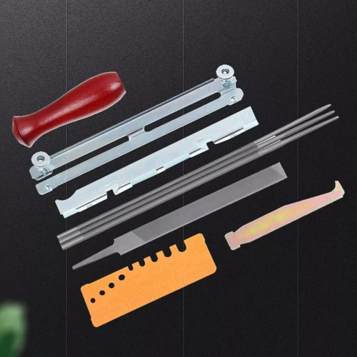 10PCS Chain Sharpener Saw Files Tool Chainsaw Sharpening Filing Kit FOR ...