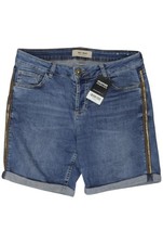 Mos Mosh Shorts Damen kurze Hose Hotpants Gr. W28 Baumwolle Leinen Blau #z1p0was