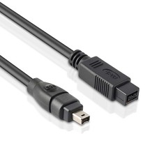 LBSC FireWire 800 to 400 9 Pin to 4 Pin Cable 6FT, DV to Firewire Cables IEEE...