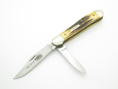 Vintage Blade Show '93 Case XX Limited 5249 Copperhead Stag