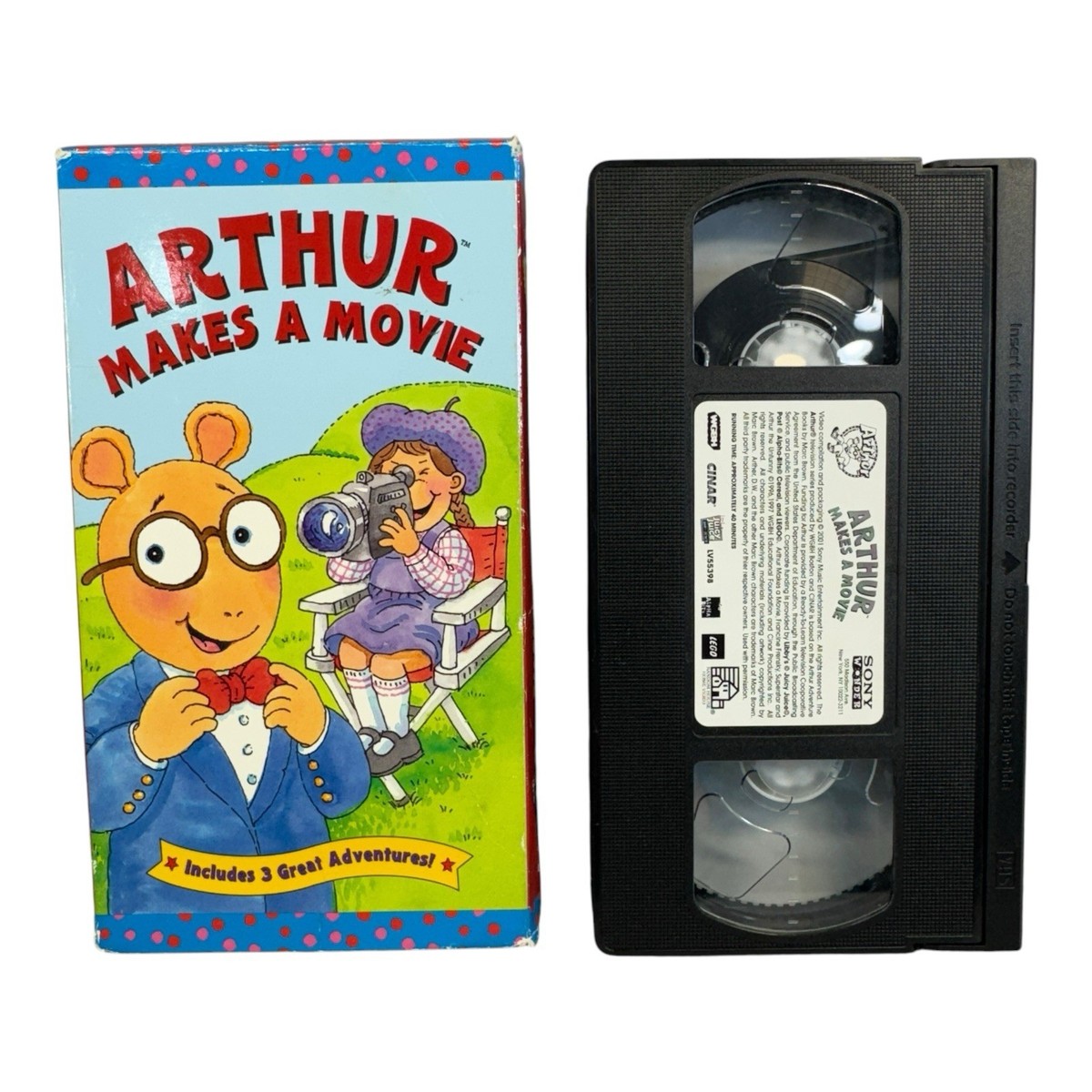 Arthur Makes a Movie (VHS, 2002, Sony Wonder) Vintage Tape