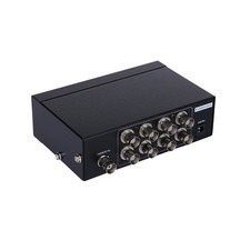 8-Port 1 Input 8 Output BNC Video Splitter Box 1080P Coaxial Distributor Am...