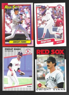Dwight Evans 6 Card Lot