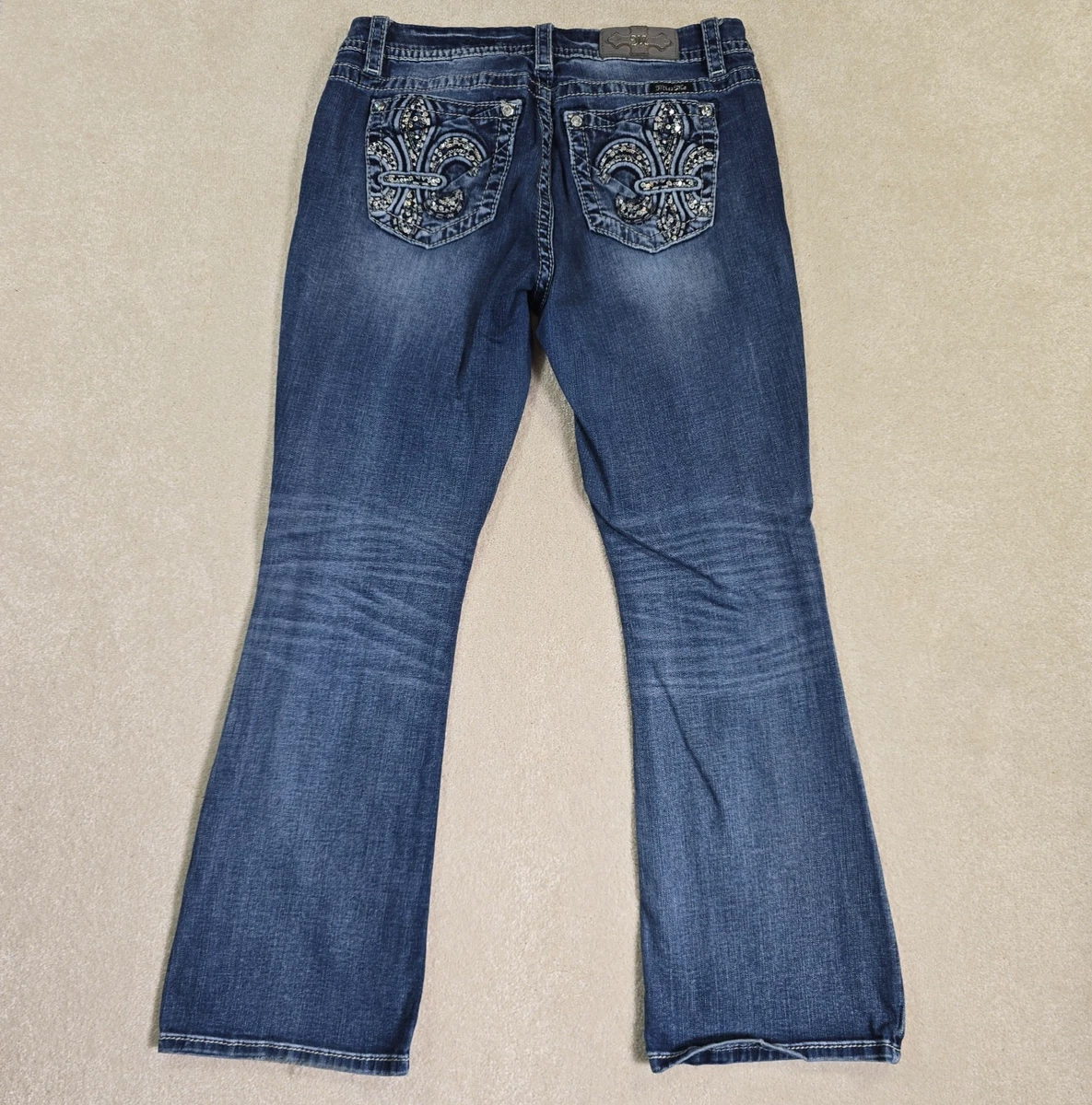 Jeans Skinny Miss Me Brodés - Taille 28x27 - Mi-montant - Neuf Avec étiquettes (NWT)