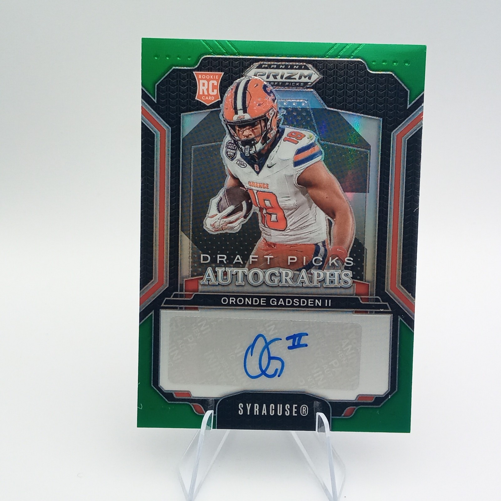 Oronde Gadsden II Panini Prizm Draft Picks Draft Picks Autographs #DPAOGN Green