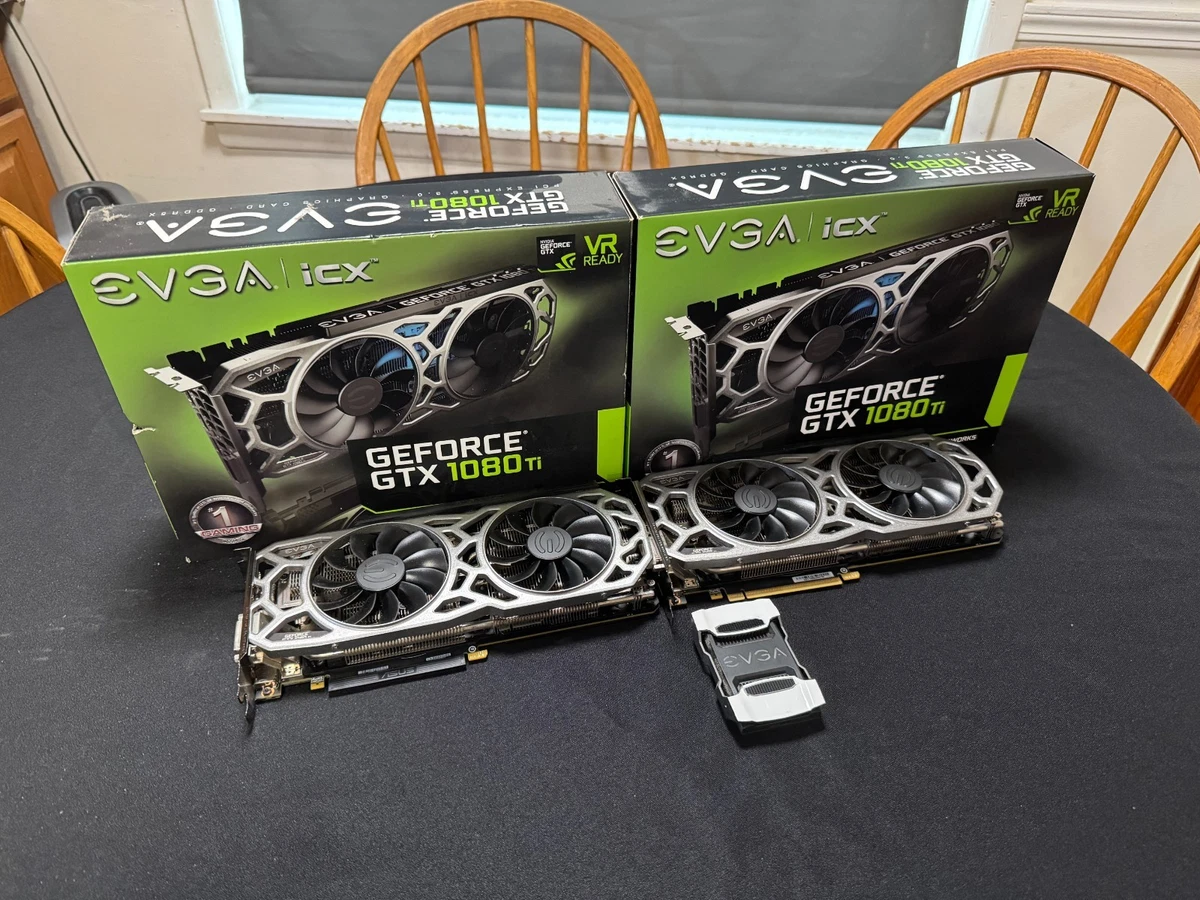 Preços baixos em EVGA Nvidia GeForce GTX 1080 Ti Cartões de