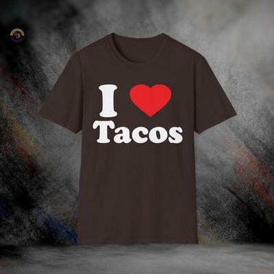 I Love Tacos Food Lover T-Shirt | Softstyle Tee