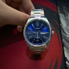 Casio Enticer Mens Blue Dial 40mm Quartz Date...