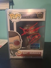 Funko Pop Marvel Matt Murdock EE (Exclusive) #1221 Signed by Charlie Cox JSA