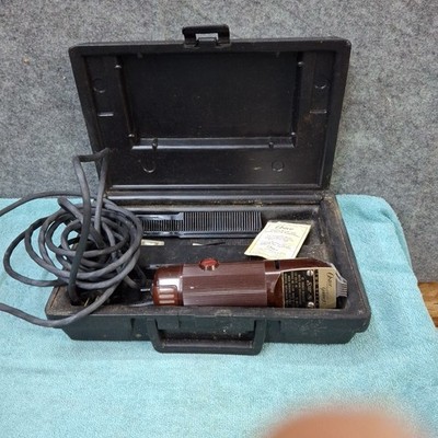 Oster Golden A5 2 Speed Grooming Clipper Burgundy With Blade Tested + extra brus