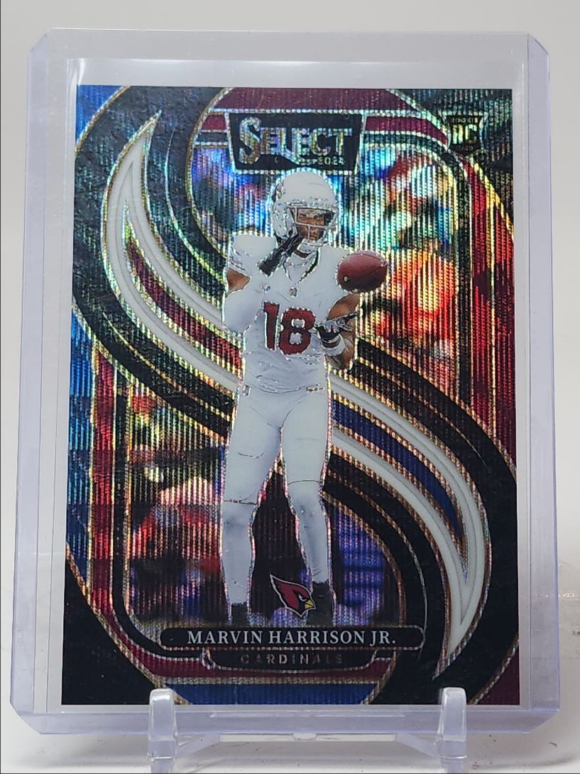 MARVIN HARRISON JR. 2024 SELECT PREMIER ROOKIE TRI-COLOR PRIZM RC /249 Q5451