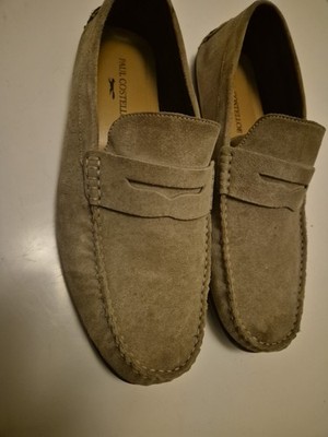 Paul Costelloe Martin Herren Wildleder Halbschuhe Gr. 43 / 9 GRAU Fahrschuhe