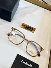 CHANEL 0788 Brown-framed glasses with clear lenses 52 21-145