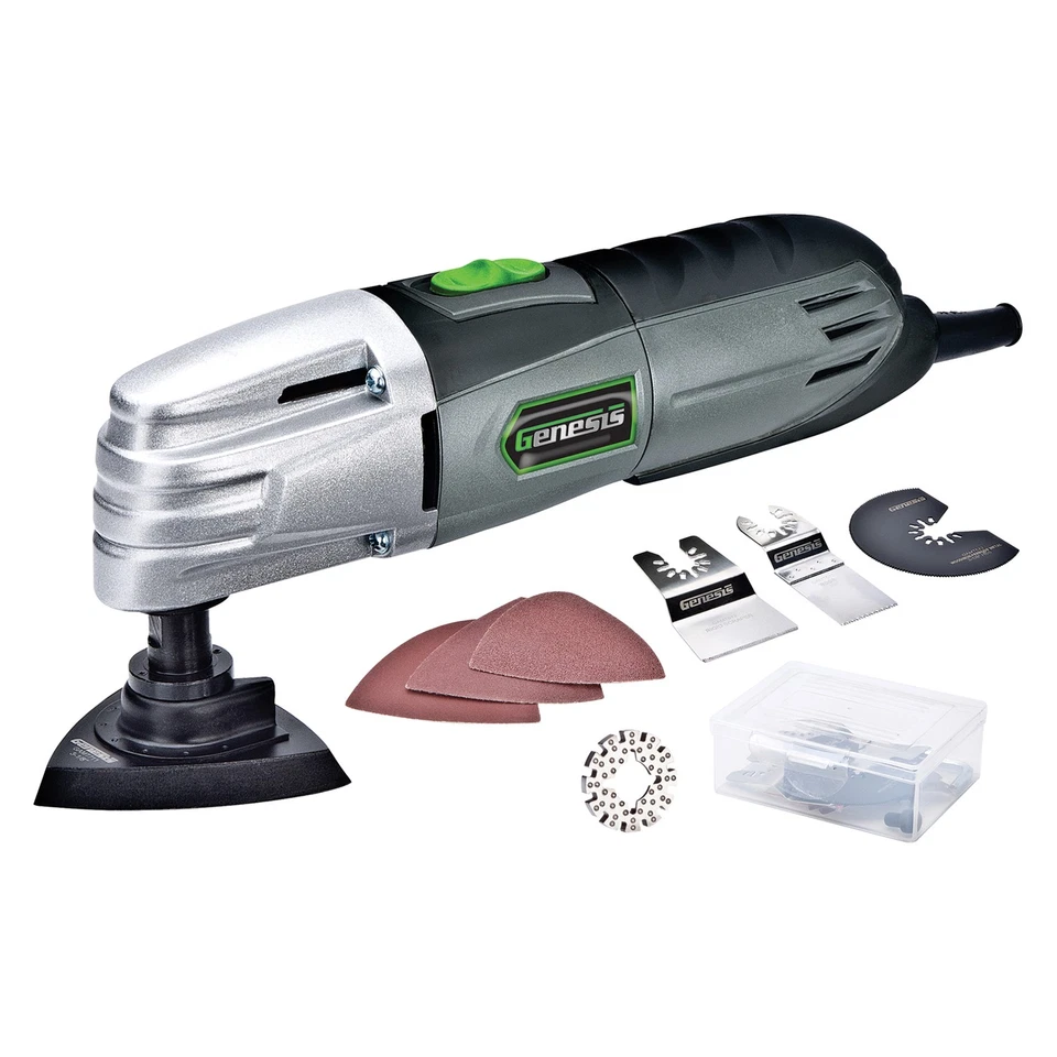 GENESIS(TM) 1.5-Amp Multipurpose Oscillating Tool with 19-Piece Accessory Set - Image 2 of 4