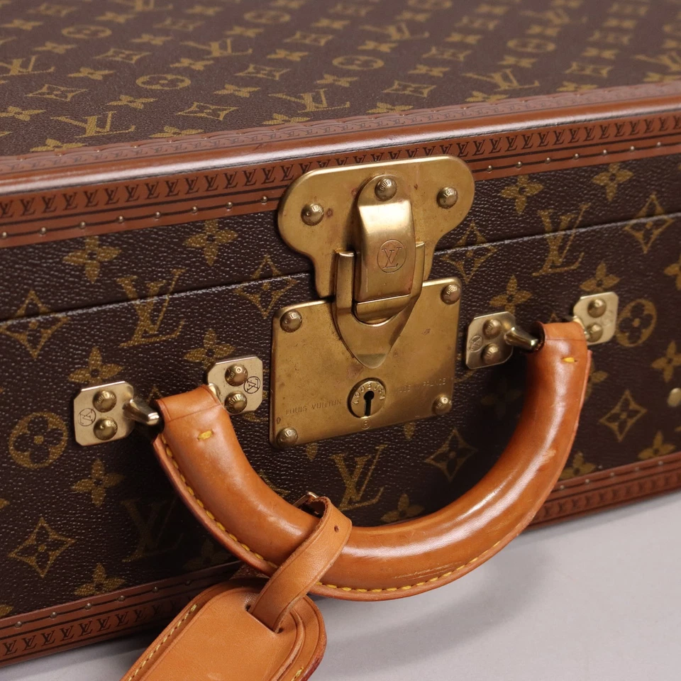 Valigia Vintage Louis Vuitton Bisten 60 Tela Monogram Francia Anni 90 - Immagine 2 di 4