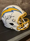 Los Angeles Chargers Justin Herbert Autographed Helmet Fanatics Authenticated