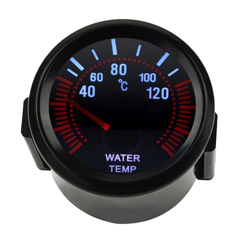 2 Zoll 52 mm Auto Digital LED Schwarz Wassertemperaturanzeige Messger?t mit Sen - Bild 4 von 4