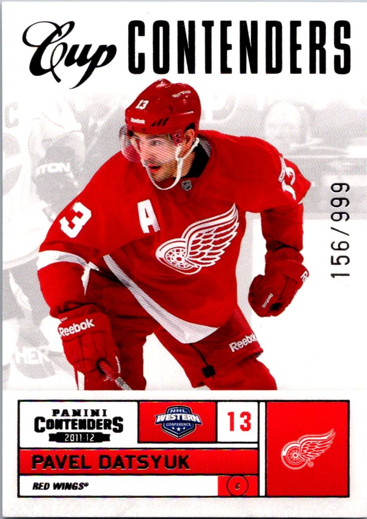 2011-12 Panini Contenders #110 Pavel Datsyuk #/999