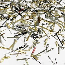 100 Watch Hands Steampunk Nail Art Gold Silver Watchmaker Repair Lot Parts Wrist