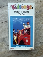 Kidsongs - What I Want to Be VHS Tape 1987 Kids Music Video Stories * Tested *