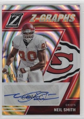 2023 Panini Zenith Z-Graphs 178/199 Neil Smith #ZG-NSH Auto 0ud4