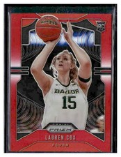 2020 Panini Prizm WNBA #91 Lauren Cox Red #/275