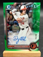 Douglas Hodo III 2022 Bowman Chrome Green Auto /99 Baltimore Orioles #CDA-DH