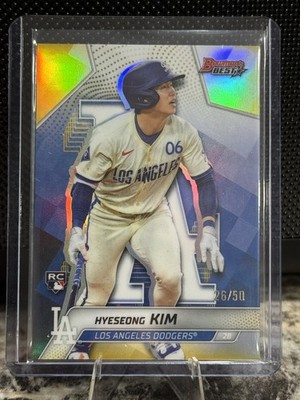 2025 Bowman's Best - Hyeseong Kim #45 Gold Refractor /50 (RC)
