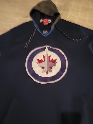 Reebox NHL Winnipeg Jets Pullover Jersey Hoodie - Men’s 2X LARGE - Picture 2 of 14