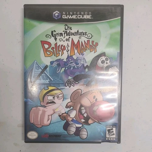 The Grim Adventures of Billy & Mandy (Nintendo GameCube, 2006) Tested w/ Manual