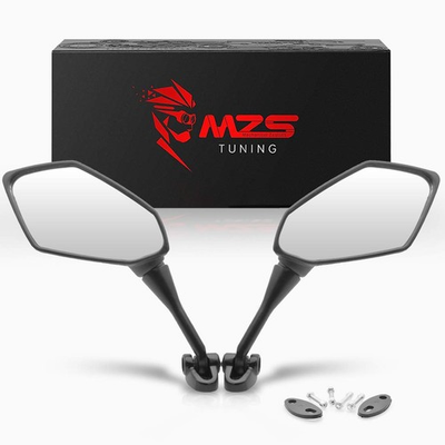 #ad #ad MZS Motorcycle Mirrors Rear View Adjustment Compatible with EX250 EX400 CBR25... $57.91
