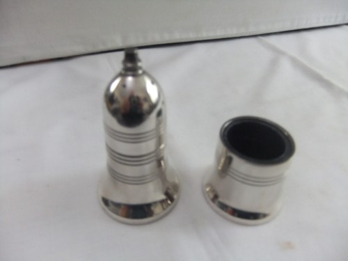 Vintage Spear & Jackson Art Deco Silver Plated EPNS A1 Open Salt & Pepper Pot - Picture 1 of 8