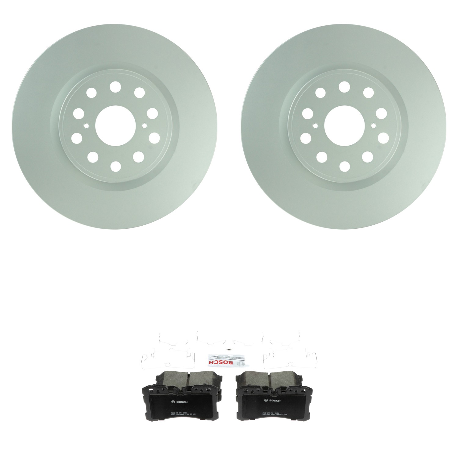 Bosch QuietCast Front Rotors & Ceramic Pads for Lexus LS460 RWD-image