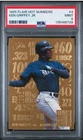 KEN GRIFFEY JR. 1995 Flair Hot Numbers #4 PSA 9 Mint