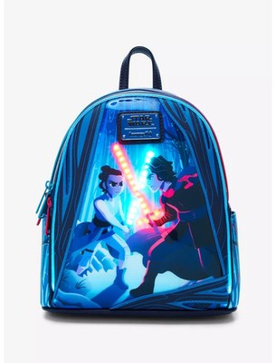 Loungefly Disney Star Wars Rey & Kylo Ren Duel Fight  display picture 3
