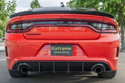 Replacement for 2015-Present Dodge Charger SRT | SRT Factory Style Rear Bumper D