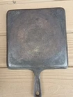 Wagner Ware Sidney Square Bacon Skillet  1103 D Lays Flat